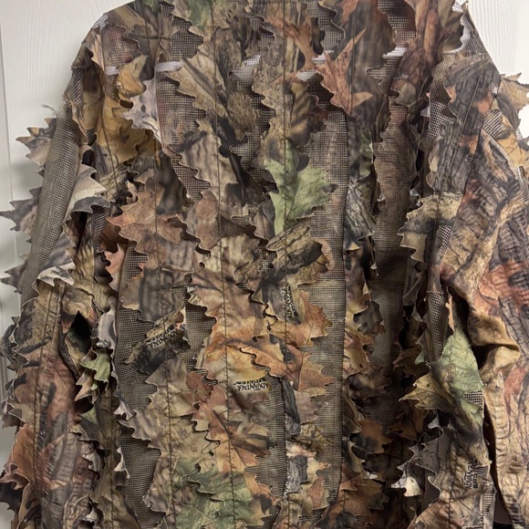 Woodland Camouflage Men's ghille suit Jacket - Picture 6 of 7